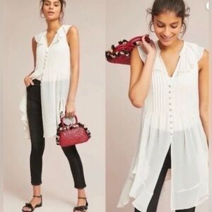ANTHROPOLOGIE AKEMI + KIN DEVON TOP / TUNIC / COVER UP / NWOT / SIZE M